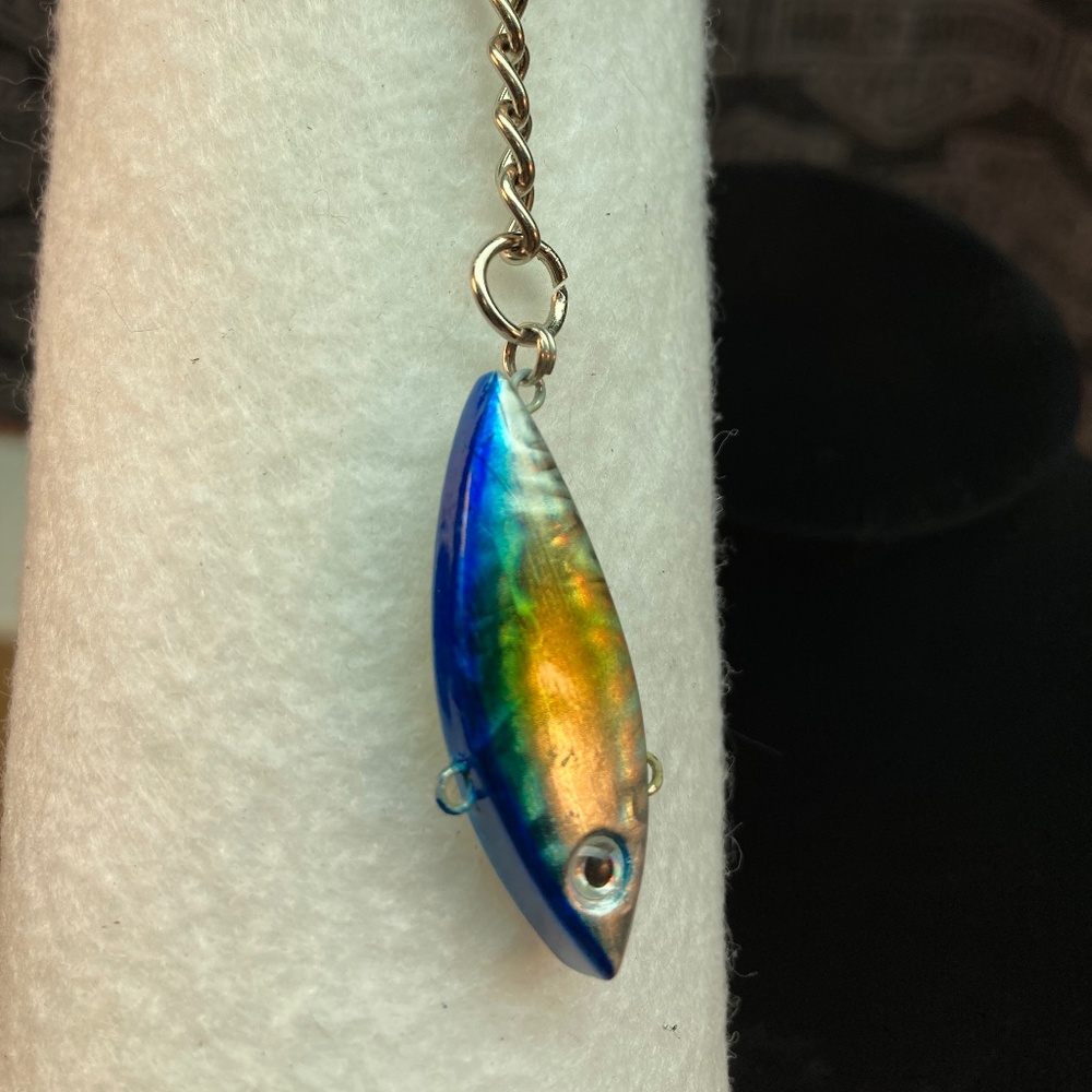 Fish lure keychain